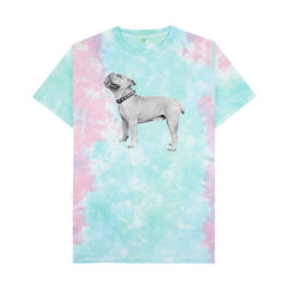 Eileen Agar: Dandy the bulldog tie-dye t-shirt